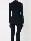 belted draped front jacket
