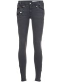 zipper skinny jeans 