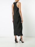 gathered detail shift dress