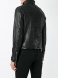 zip up biker jacket 