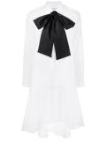 bow detail shirt dress