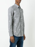 blotch print shirt