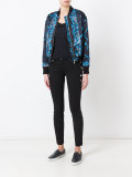 logo pins skinny trousers 