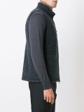 quilted roll neck gilet
