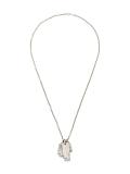 plaques pendant short necklace
