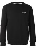 embroidered logo sweatshirt