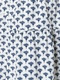 'Peace Palm' printed wrap dress