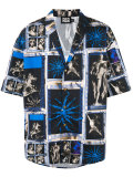 Greek art print shirt 