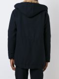 concealed fastening hooded coat