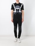 mask print T-shirt