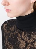 snake hoop earrings