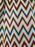 zig zag pleated shorts