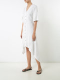 v-neck shirt dress