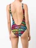 logo print swimsuit