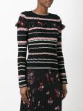 ruffled detail jumper