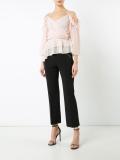 cold-shoulder blouse