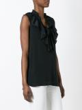ruffle neck top