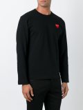 embroidered heart T-shirt