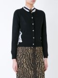 lace panel cardigan 