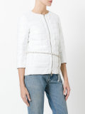 chain detail padded jacket