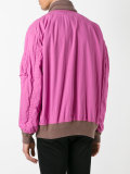 two-toned zip jacket