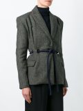 belted fitted jacket