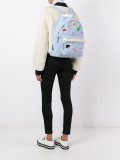 patch detail denim backpack