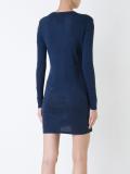 hearts motif knit dress