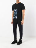 face print T-shirt