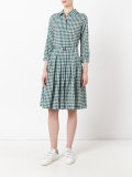 checked shirt dress
