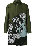 illustrated trench coat