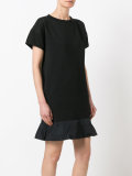 flared hem T-shirt dress