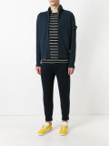 high neck zipped sweatshirt
