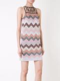 flitter effect zig-zag dress
