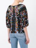 floral print blouse 