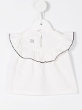 ruffle trim top