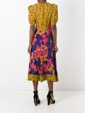 long printed bow dress 