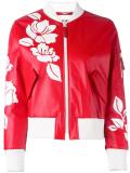 floral bomber jacket