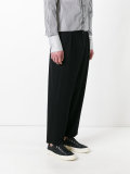 scallop hem trousers