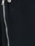 diagonal zips open jacket