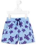 turtle print swim shorts