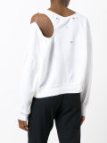 cut-out shoulder jumper
