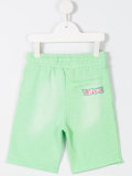 multi patch shorts 