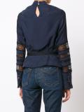 lace insert blouse