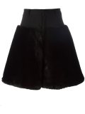synthetic fur skirt 