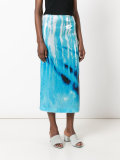 sequin embellished mid-length skirt