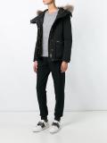 short military hooded jacket