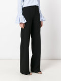 pleat-front tailored trousers