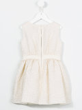 belted jacquard dress