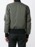 V-neck bomber